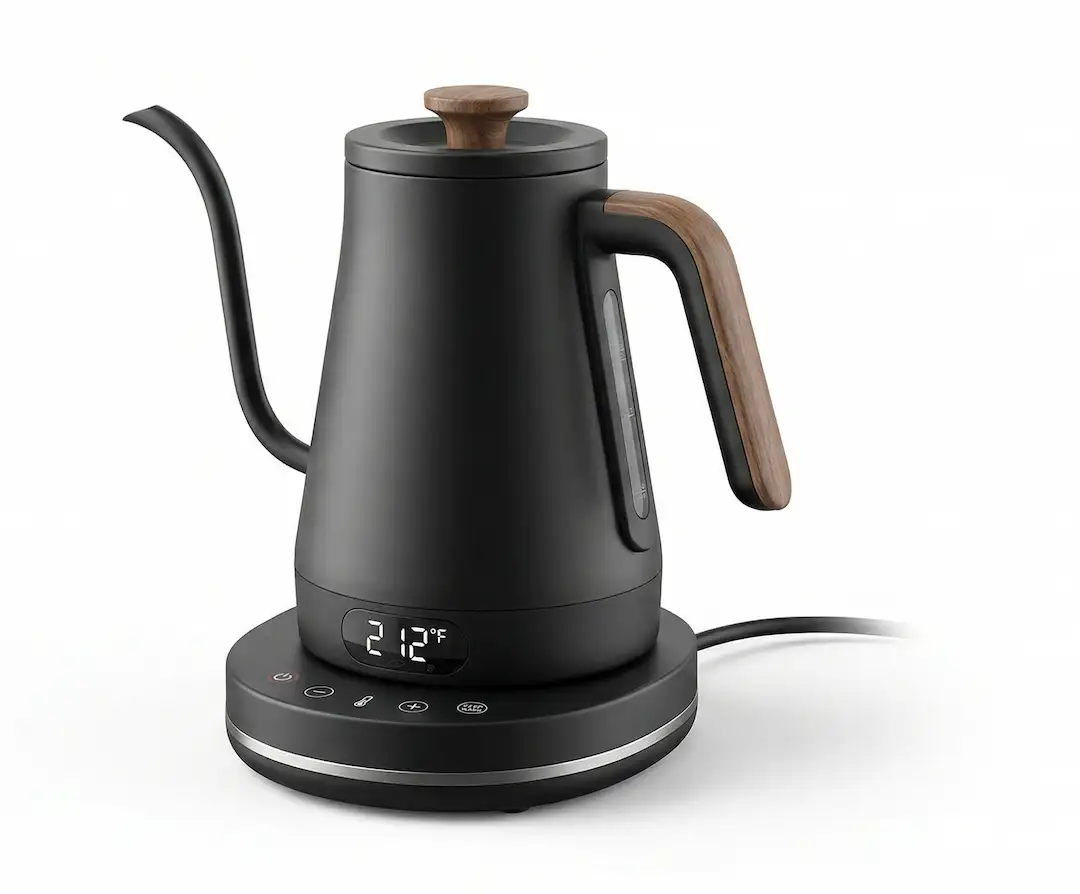 Electric kettle with digital temperature control