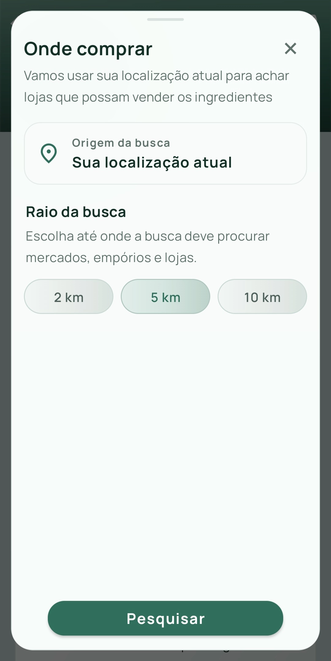 Lojas próximas do chá